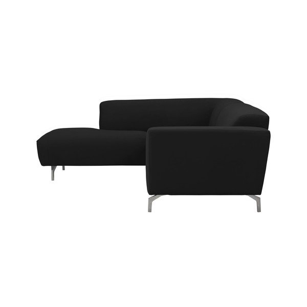 Canapea colţar Windsor & Co Sofas Orion, partea stângă, negru-image-2