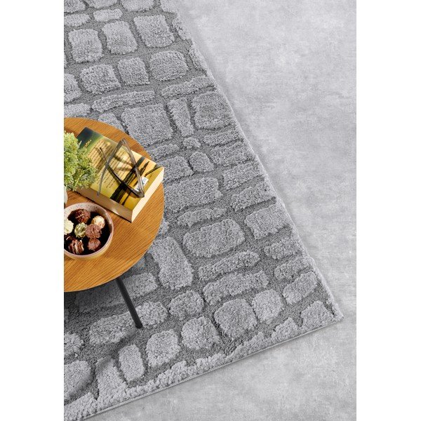 Covor gri 160x235 cm Artistique Light Grey – Elle Decoration-image-2