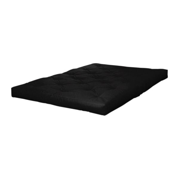 Saltea futon neagră fermă 120x200 cm Basic – Karup Design