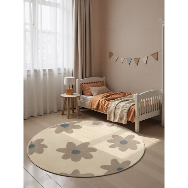Covor pentru copii bej ø160 cm Bloomy – Hanse Home-image-1