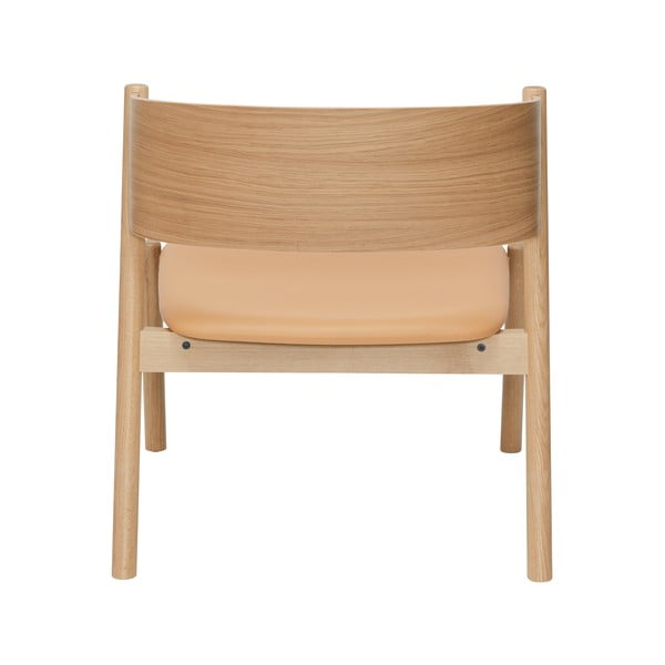 Fotoliu maro deschis Oblique – Hübsch-image-3