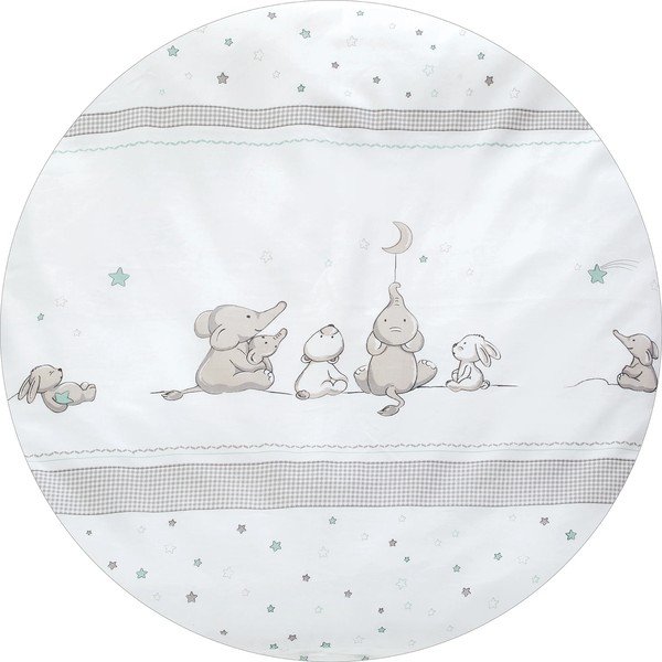 Țarc pentru copii gri deschis 119x104 cm Sternenzauber – Roba-image-3