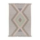 Covor bej lavabil/țesut manual din bumbac reciclat 120x170 cm Chandia – Universal