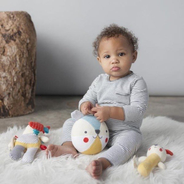 Jucărie cu clopoțel Petit Colage Bear-image-1