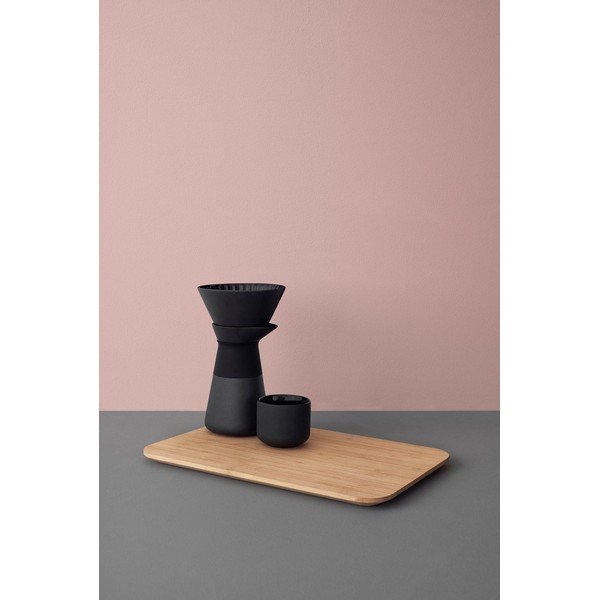 Espressor moka negru din gresie ceramică 600 ml Theo – Stelton-image-4