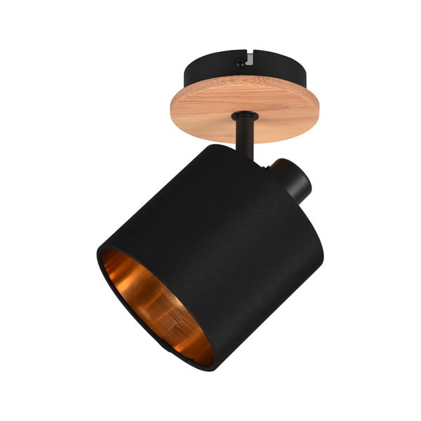 Spot negru/în culoare naturală ø 12 cm Tommy – Reality-image-2