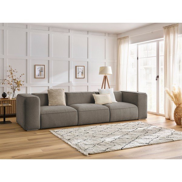 Canapea gri/bej 345 cm Zephyr – Bobochic Paris-image-1