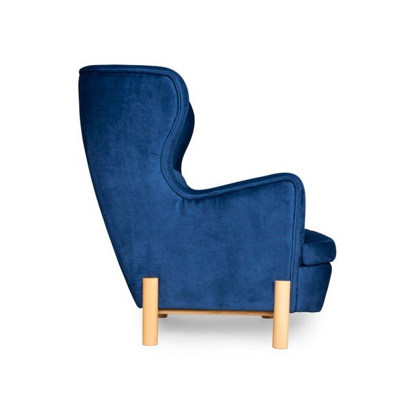 Fotoliu cu spătar înalt SKANDICA Ingrid Navy Blue, albastru închis-image-2