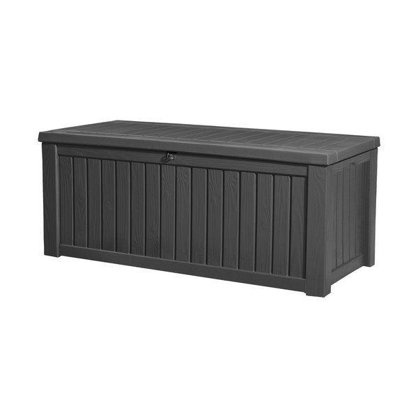 Cutie de depozitare pentru grădină gri antracit din plastic Rockwood – Keter