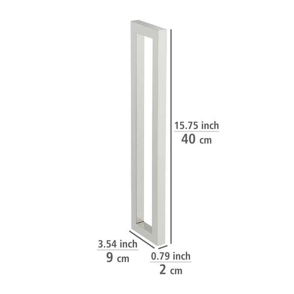 Suport pentru prosoape de montat pe perete din oțel inoxidabil Reitani – Wenko-image-2