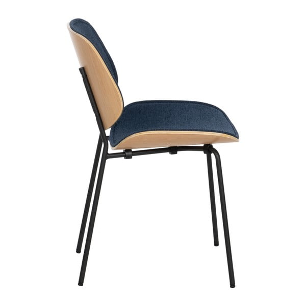 Scaune de dining albastru-închis 2 buc. Elio – Ixia-image-3