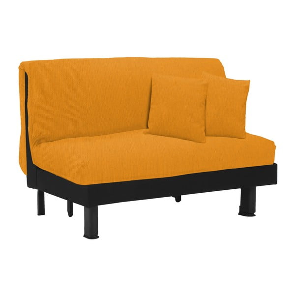 Canapea extensibilă cu 2 locuri 13Casa Lillo, galben