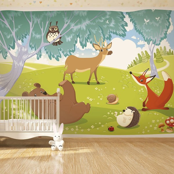 Tapet format mare Artgeist Forest Animals, 300 x 210 cm