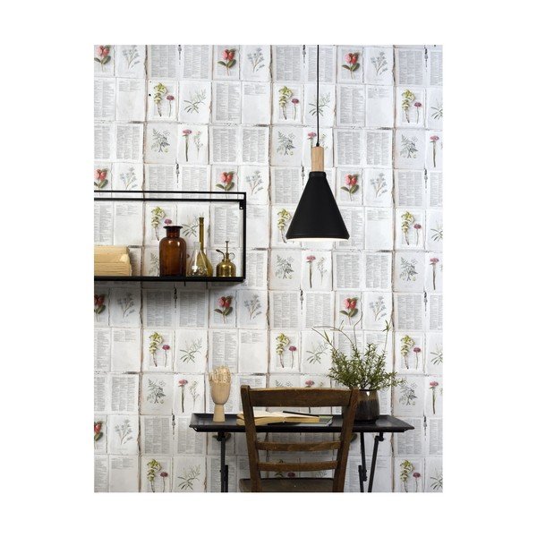 Lustră neagră/natural cu abajur din metal ø 25 cm Melbourne – it's about RoMi-image-4