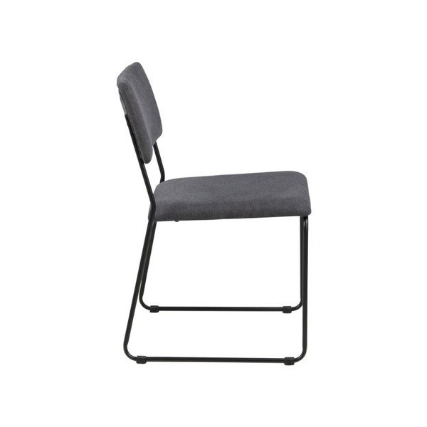 Scaun Actona Cornelia, negru antracit-image-1