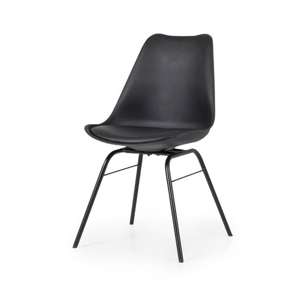 Set 4 scaune de dining Tenzo Brad, negru-image-1