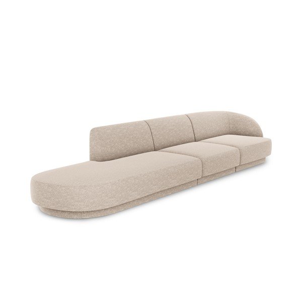 Canapea bej 302 cm Miley – Micadoni Home-image-3