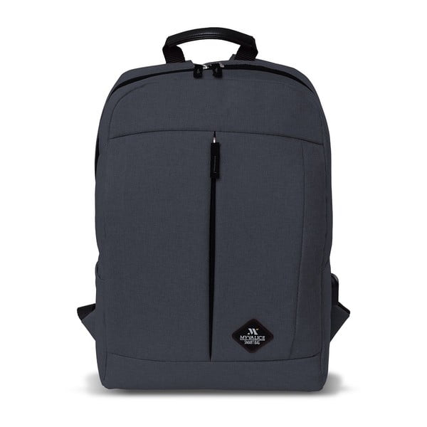 Rucsac cu port USB My Valice GALAXY Smart Bag, antracit-image-1