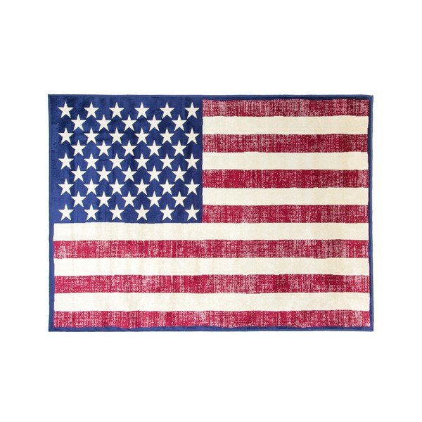 Covor cu tema drapelului american Cotex, 160 x 230 cm