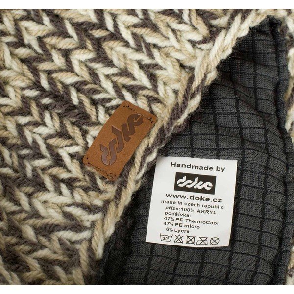 Căciulă tricotată manual DOKE Mix Beanie-image-1