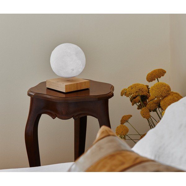 Veioză în culoare naturală LED (înălțime 14 cm) Moon – Gingko-image-1