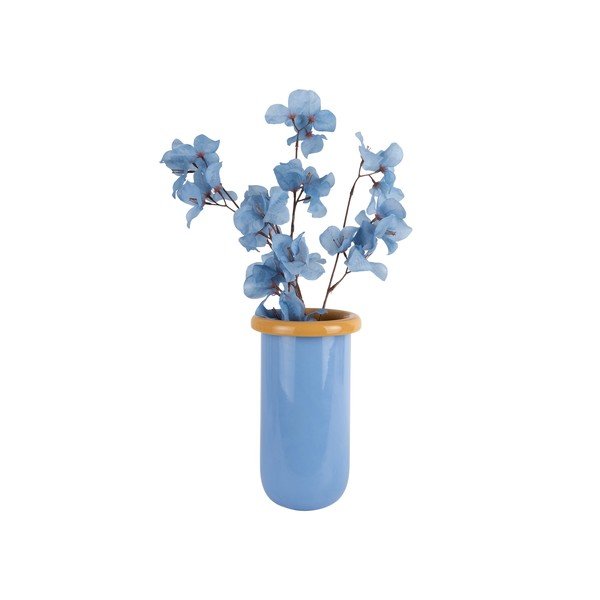 Vază albastră din sticlă (înălțime 25 cm) Plegado  – PT LIVING-image-3