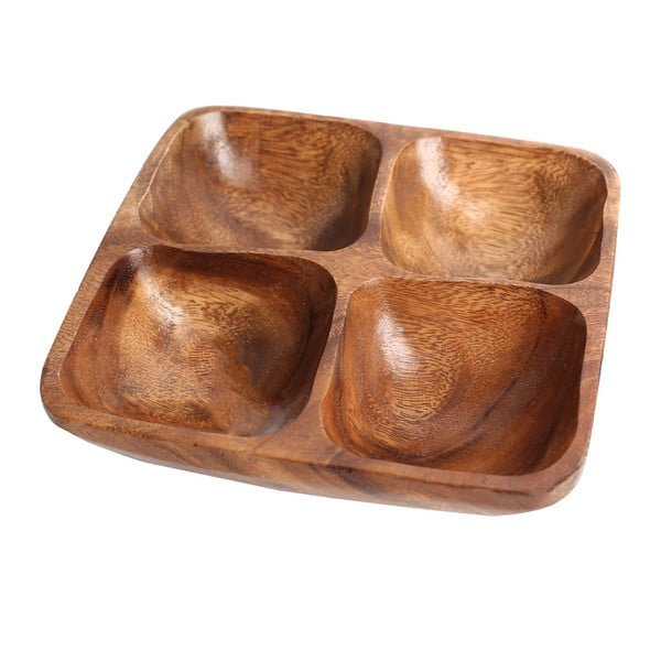 Bol de servire maro din lemn Kora – Premier Housewares-image-2