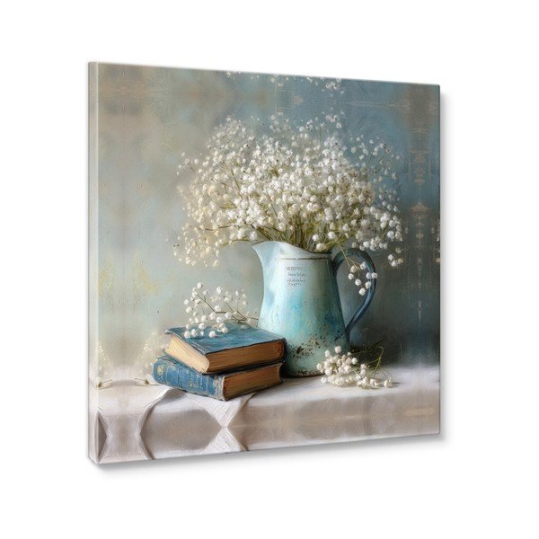Tablou pe pânză imprimat 32x32 cm Gypsophila – Styler-image-3