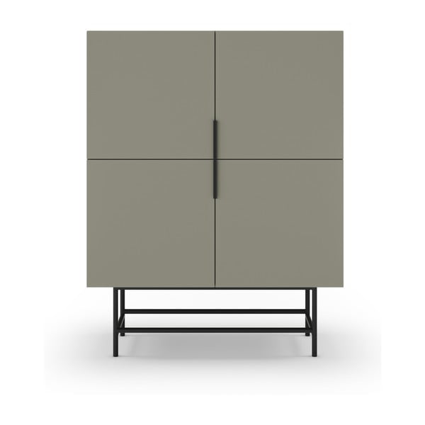 Dulap verde/gri 100x128 cm Eldia – Marckeric