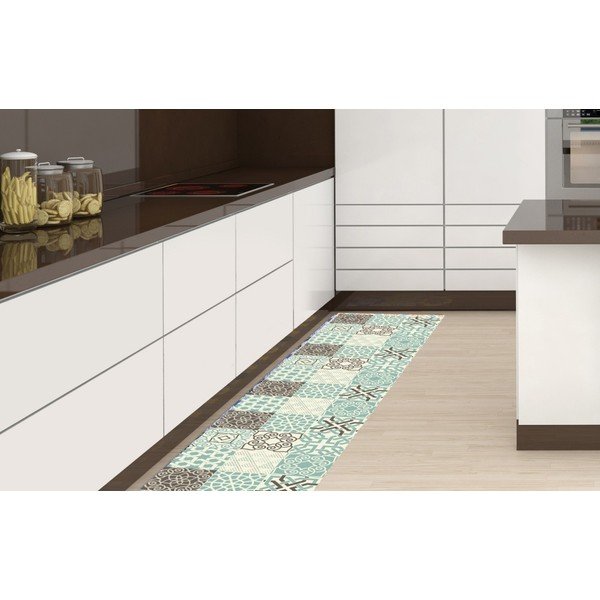 Covor din vinil Huella Déco Turquesa 180 x 50 cm-image-1