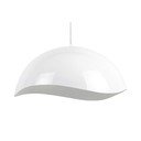 Lustră albă cu abajur din metal ø 50 cm Waved – Leitmotiv