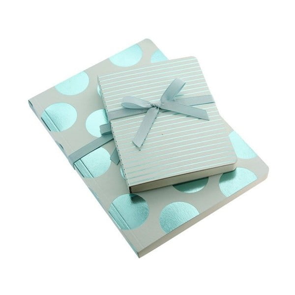 Agendă A5 Go Stationery Polka Aqua-image-2
