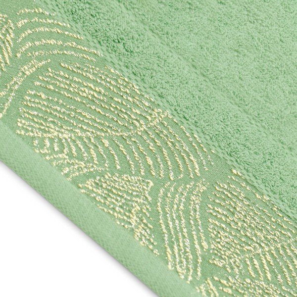 Prosoape de baie verde-deschis 3 buc. din bumbac din frotir Bellis – Restilo-image-2