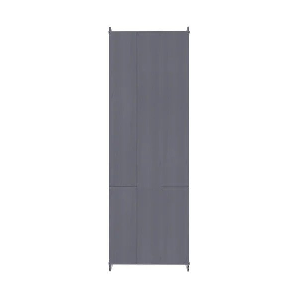 Vitrină gri din lemn de pin 74x223x37 cm Anita – Støraa-image-4