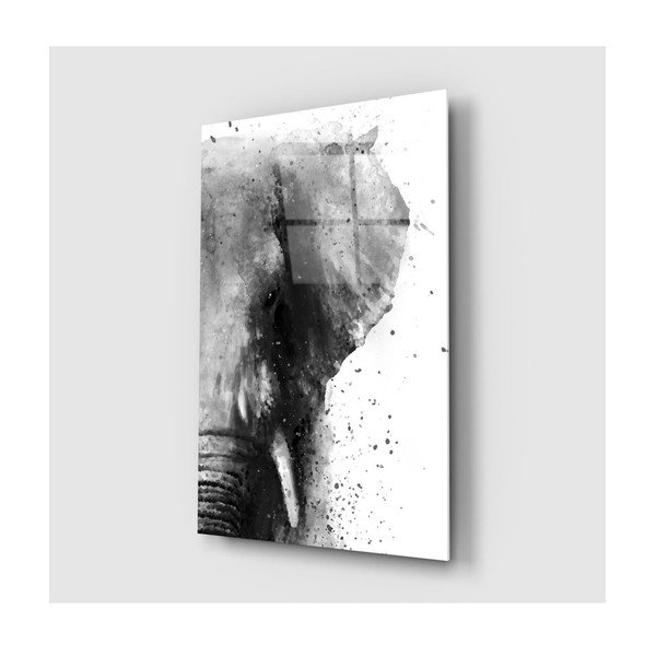 Tablou din sticlă Insigne Elephant, 46 x 72 cm
