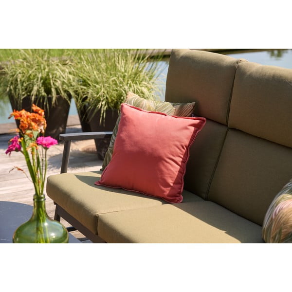 Set mobilier de grădină verde din aluminiu pentru 5 persoane Flora – Hartman-image-4