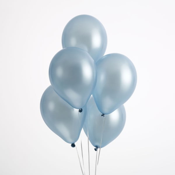Set 50 baloane Neviti Party, albastru deschis