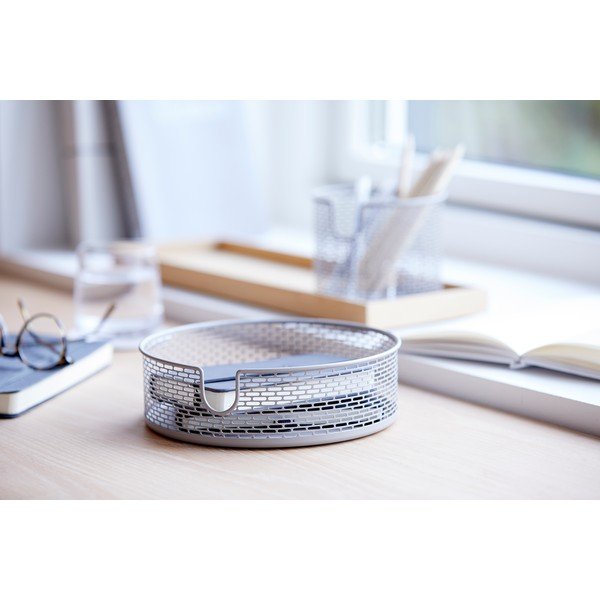 Coș de depozitare din metal Zone Inu, ø 20 cm, gri-image-4