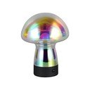 Veioză LED cu abajur din sticlă (înălțime 18 cm) Dooley – Reality