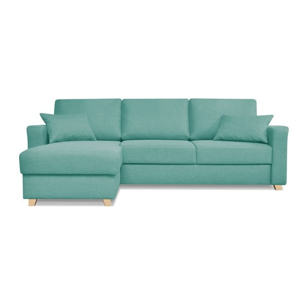 Canapea extensibilă Cosmopolitan design Nice, verde mentol