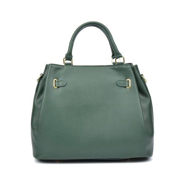 Geantă din piele Isabella Rhea Elena, verde-image-3