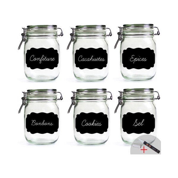 Set 6 autocolante tip tăbliță de scris și marker Ambience-image-3