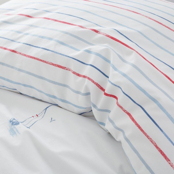 Lenjerie de pat din bumbac pentru copii 150x120 cm Sailing Boats - Bianca-image-3