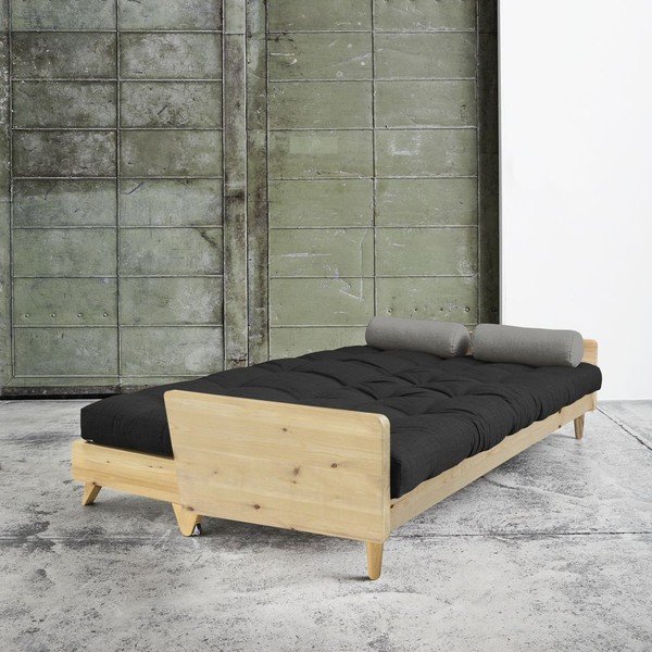 Canapea extensibilă Karup Indie Natural/Dark Grey/Granite Grey-image-1