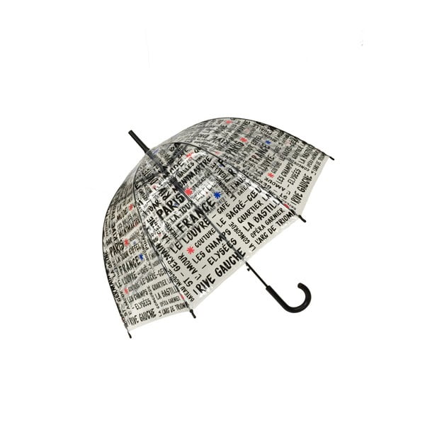 Umbrelă automată Ambiance Birdcage France, ⌀ 81 cm, transparent