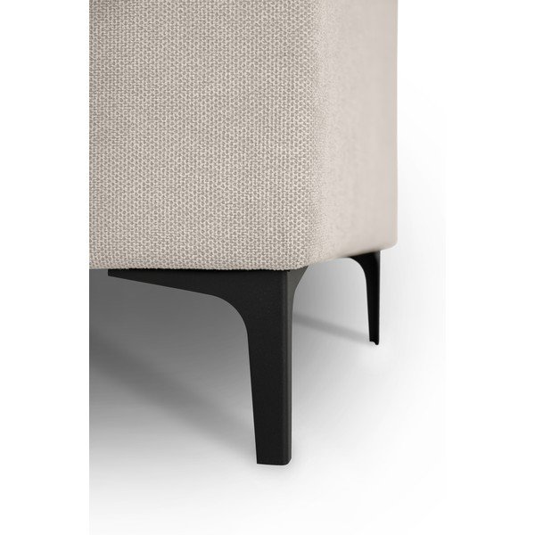 Colțar bej cu tapițerie din chenille (cu colț pe partea stângă/în formă de "U") Fabian – Scandic-image-4