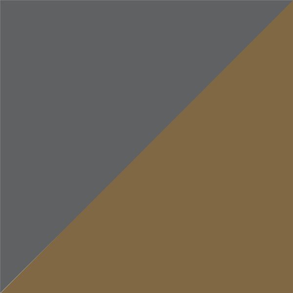 Bibliotecă CosmoLiving by Cosmopolitan Ella, gri - auriu-image-1