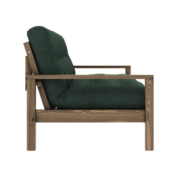 Canapea verde-închis extensibilă 205 cm Knob – Karup Design-image-4