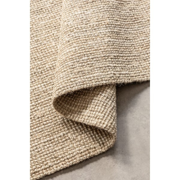 Covor crem din iută 120x170 cm Bouclé – Hanse Home-image-3