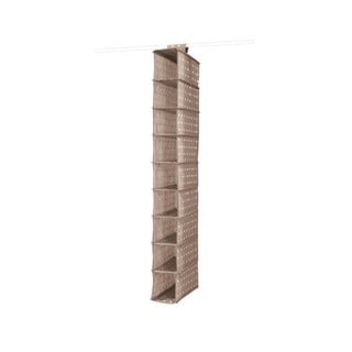 Organizator pentru dulap Compactor Dots, 9 compartimente, bej